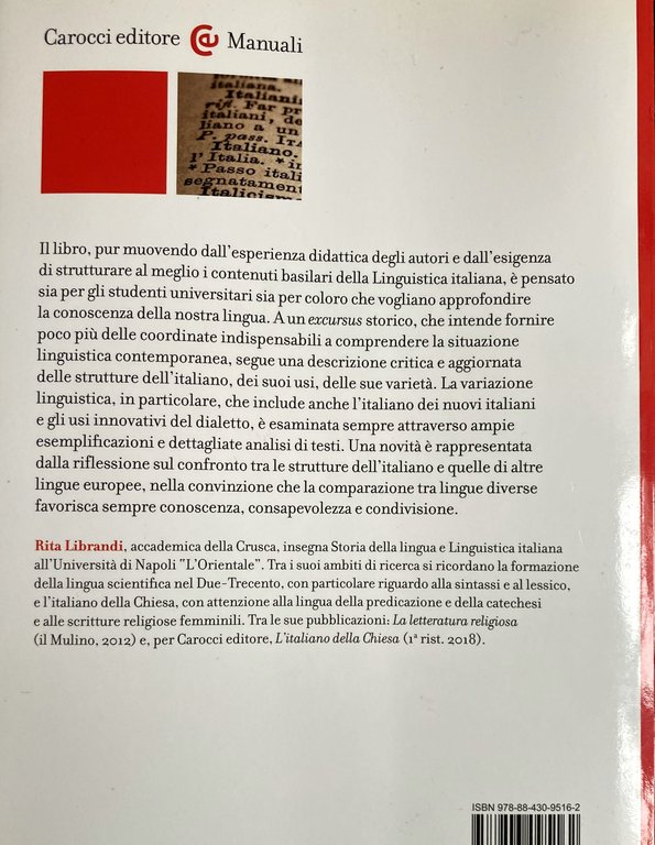 L'ITALIANO: STRUTTURE, USI, VARIETÀ (Manuali universitari) | Immagine Gallery 5