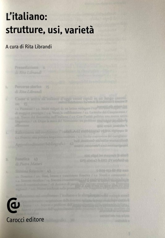 L'ITALIANO: STRUTTURE, USI, VARIETÀ (Manuali universitari) | Immagine Gallery 8