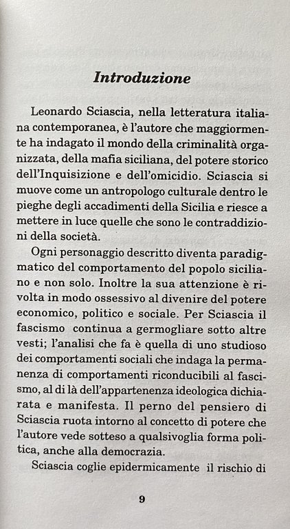 L'OMICIDIO IN SCIASCIA