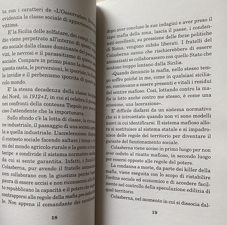 L'OMICIDIO IN SCIASCIA