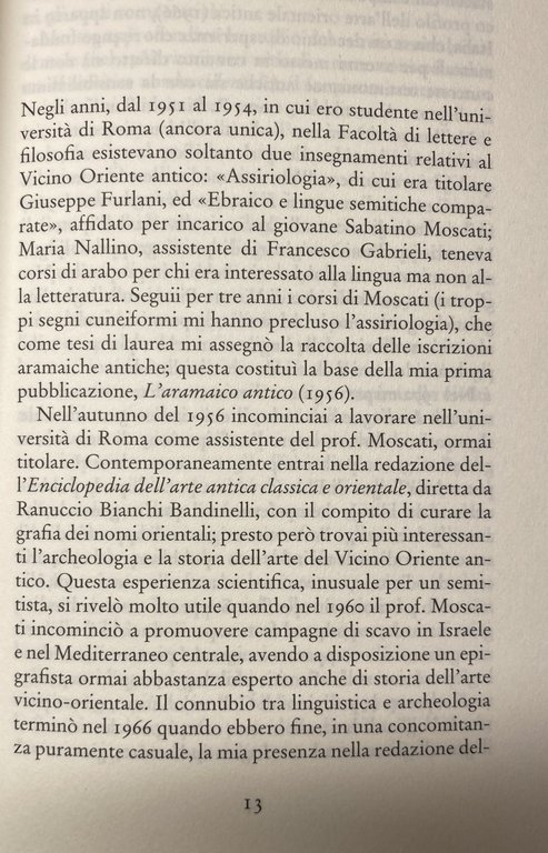 L'OPERA DI GIOVANNI GARBINI. BIBLIOGRAFIA DEGLI SCRITTI 1976-2000