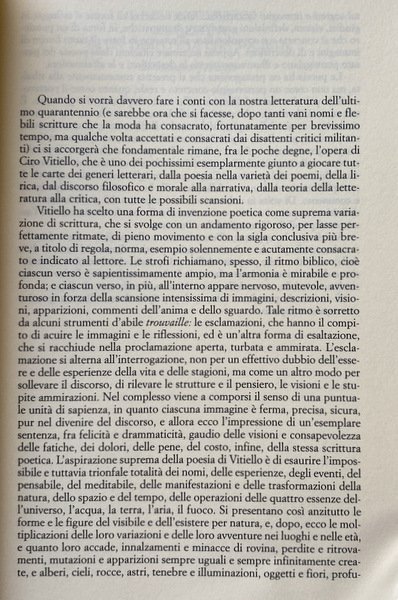 L'OPERA POETICA. VOLUME 1. SAGGI INTRODUTTIVI DI: GIORGIO BÀRBERI SQUAROTTI, …