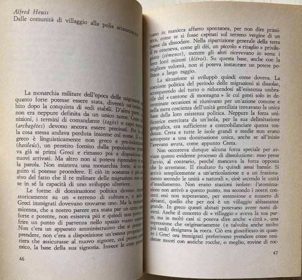 L'ORIGINE DELLO STATO NELLA GRECIA ANTICA. A CURA DI FAUSTO …