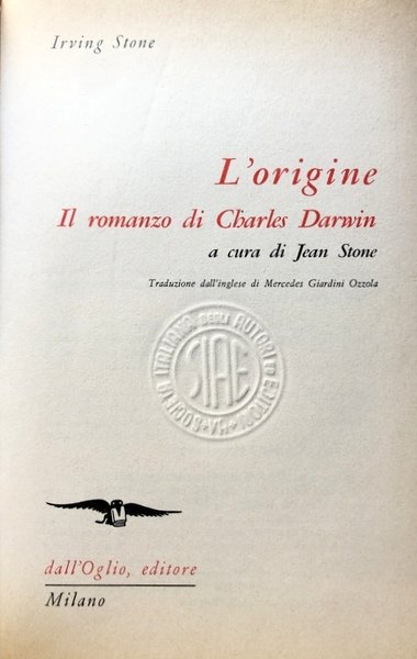 L'ORIGINE. IL ROMANZO DI CHARLES DARWIN