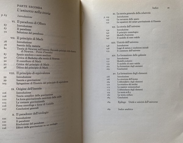 L'UNITÀ DELL'UNIVERSO