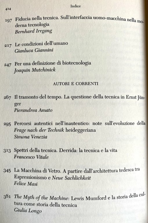 L'UOMO E LE MACCHINE. PER UN'ANTROPOLOGIA DELLA TECNICA. A CURA …