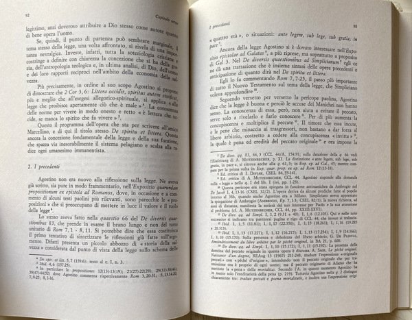 L'UOMO TRA LEGGE E GRAZIA. ANALISI TEOLOGICA DEL DE SPIRITU …