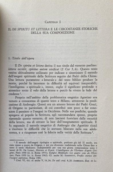 L'UOMO TRA LEGGE E GRAZIA. ANALISI TEOLOGICA DEL DE SPIRITU …