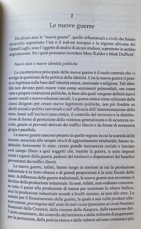 LA BALCANIZZAZIONE DELLO SVILUPPO. NUOVE GUERRE, SOCIETÀ CIVILE E RETORICA …