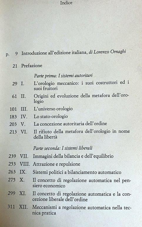 LA BILANCIA E L'OROLOGIO. LIBERTÀ E AUTORITÀ NEL PENSIERO POLITICO …