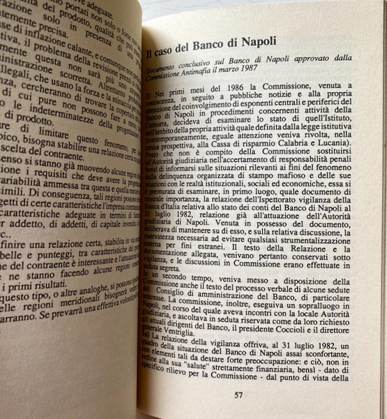 LA CAMORRA IMPRENDITRICE. ANALISI, LEGISLAZIONE E PROPOSTE PER COMBATTERLA