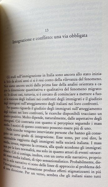 LA CITTADELLA ASSEDIATA. IMMIGRAZIONE E CONFLITTI ETNICI IN ITALIA