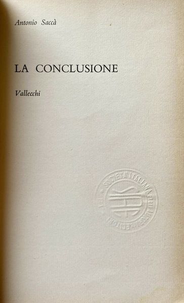 LA CONCLUSIONE