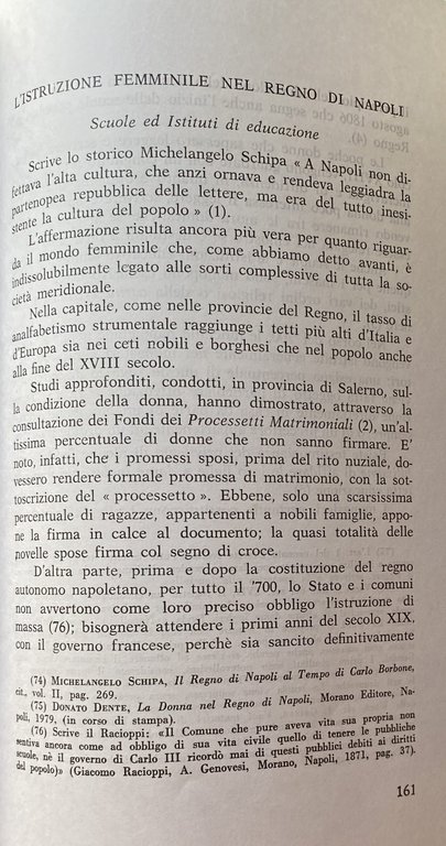 LA CONDIZIONE FEMMINILE IN PROSPETTIVA STORICO-PEDAGOGICA (CON ANTOLOGIA DI TESTI …