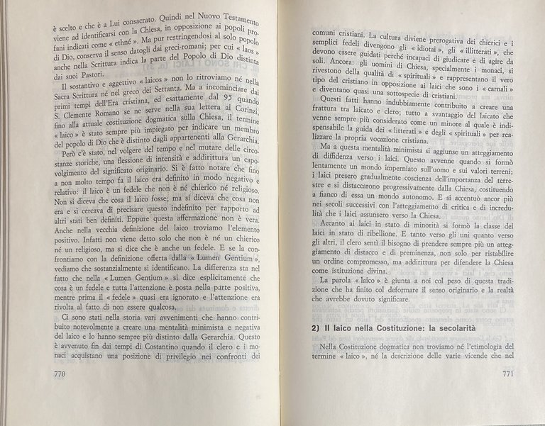 LA COSTITUZIONE DOGMATICA SULLA CHIESA. INTRODUZIONE STORICO-DOTTRINALE TESTO LATINO E …