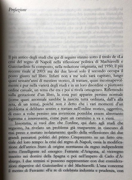 LA CRISI DEL REGNO DI NAPOLI NELLA RIFLESSIONE POLITICA DI …