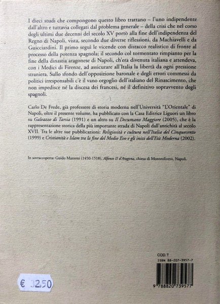 LA CRISI DEL REGNO DI NAPOLI NELLA RIFLESSIONE POLITICA DI …