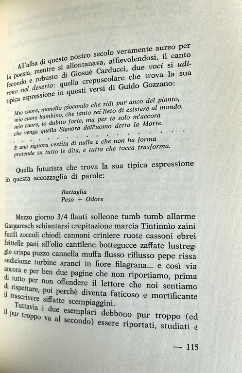 LA CRISI DELLA POESIA E DELLA CRITICA ITALIANA DEL NOVECENTO …