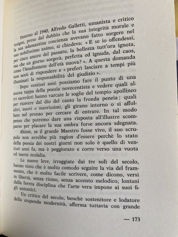 LA CRISI DELLA POESIA E DELLA CRITICA ITALIANA DEL NOVECENTO …
