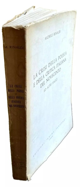 LA CRISI DELLA POESIA E DELLA CRITICA ITALIANA DEL NOVECENTO …