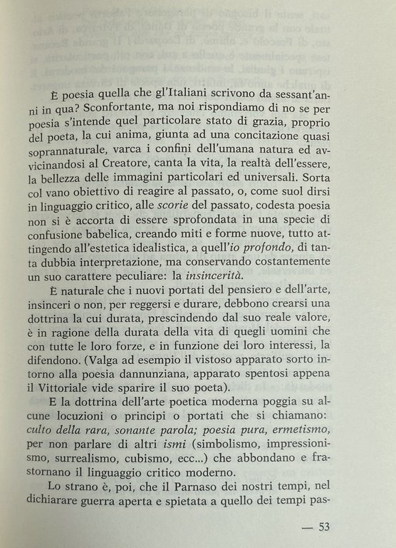 LA CRISI DELLA POESIA E DELLA CRITICA ITALIANA DEL NOVECENTO …