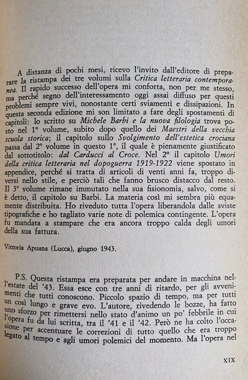 LA CRITICA CONTEMPORANEA. DAL CARDUCCI AL CROCE, DAL GENTILE AGLI …