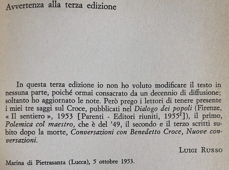 LA CRITICA CONTEMPORANEA. DAL CARDUCCI AL CROCE, DAL GENTILE AGLI …
