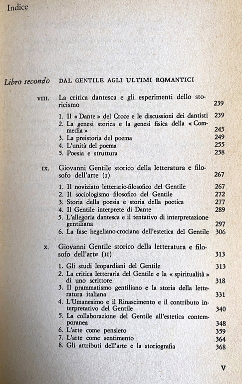 LA CRITICA CONTEMPORANEA. DAL CARDUCCI AL CROCE, DAL GENTILE AGLI …