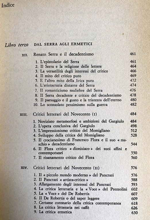 LA CRITICA CONTEMPORANEA. DAL CARDUCCI AL CROCE, DAL GENTILE AGLI …