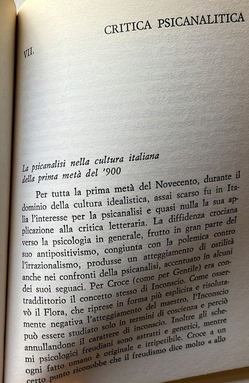 LA CRITICA LETTERARIA DEL NOVECENTO: ORIENTAMENTI E PROBLEMI