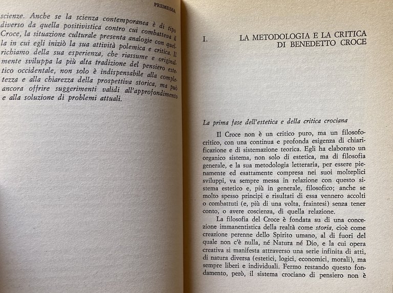 LA CRITICA LETTERARIA DEL NOVECENTO: ORIENTAMENTI E PROBLEMI