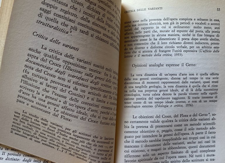 LA CRITICA LETTERARIA DEL NOVECENTO: ORIENTAMENTI E PROBLEMI