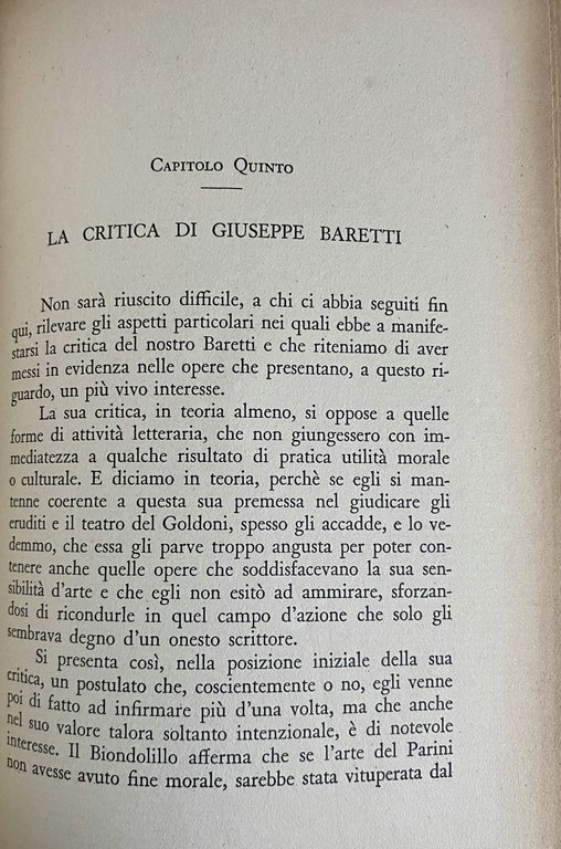 LA CRITICA LETTERARIA NEL'700. GIUSEPPE BARETTI SUOI RAPPORTI CON VOLTAIRE, …