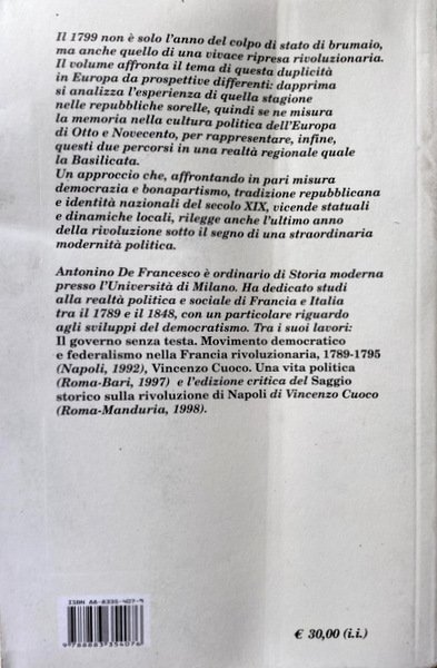 LA DEMOCRAZIA ALLA PROVA DELLA SPADA. ESPERIENZA E MEMORIA DEL …