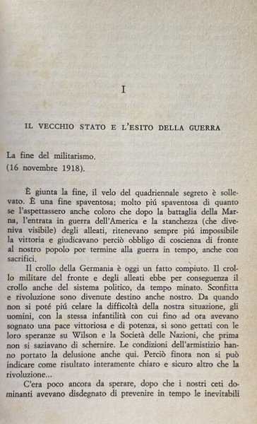 LA DEMOCRAZIA IMPROVVISATA. LA GERMANIA DAL 1918 AL 1922. A …