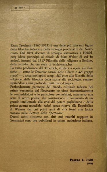 LA DEMOCRAZIA IMPROVVISATA. LA GERMANIA DAL 1918 AL 1922. A …