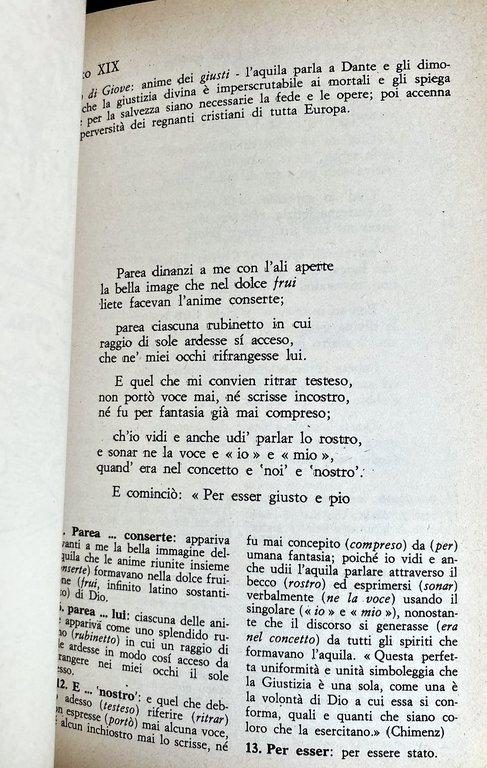 LA DIVINA COMMEDIA: PARADISO. A CURA DI CARLO SALINARI SERGIO …