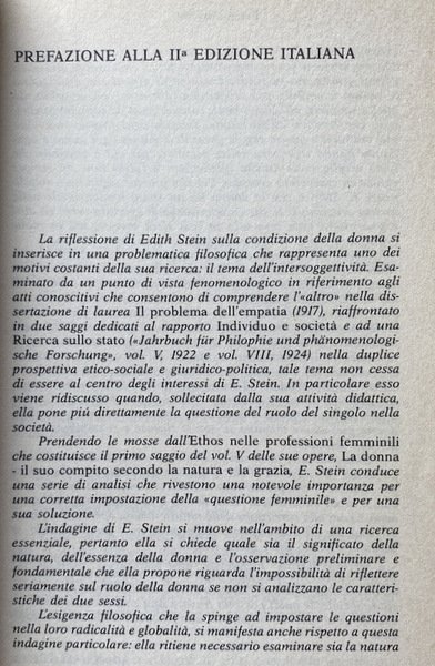 LA DONNA. IL SUO COMPITO SECONDO LA NATURA E LA …