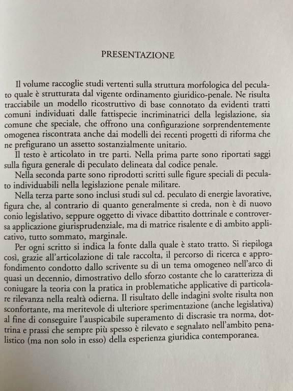 LA FATTISPECIE PECULATIVA. STUDI DI DIRITTO PENALE | Immagine Gallery 6