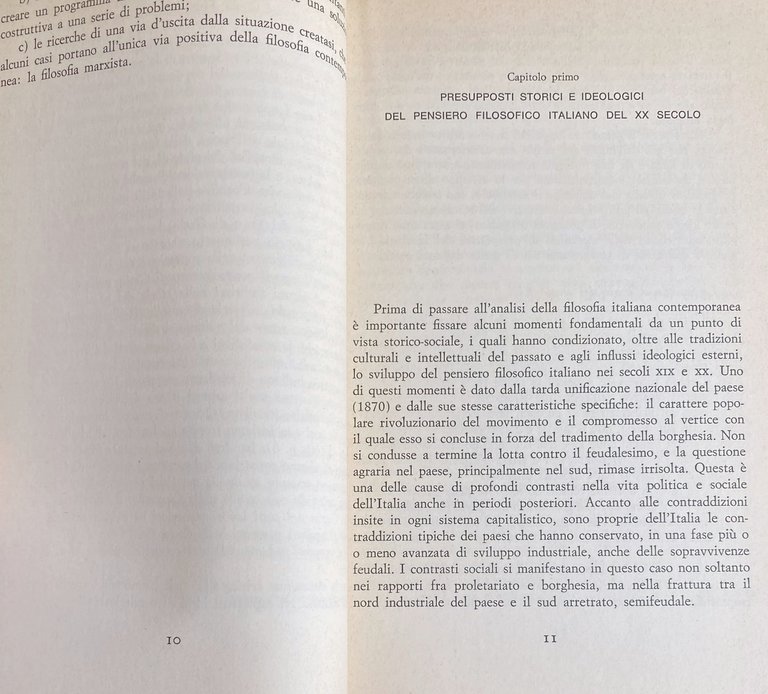 LA FILOSOFIA BORGHESE ITALIANA DEL XX SECOLO