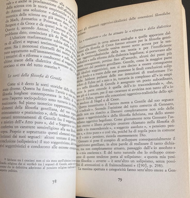 LA FILOSOFIA BORGHESE ITALIANA DEL XX SECOLO