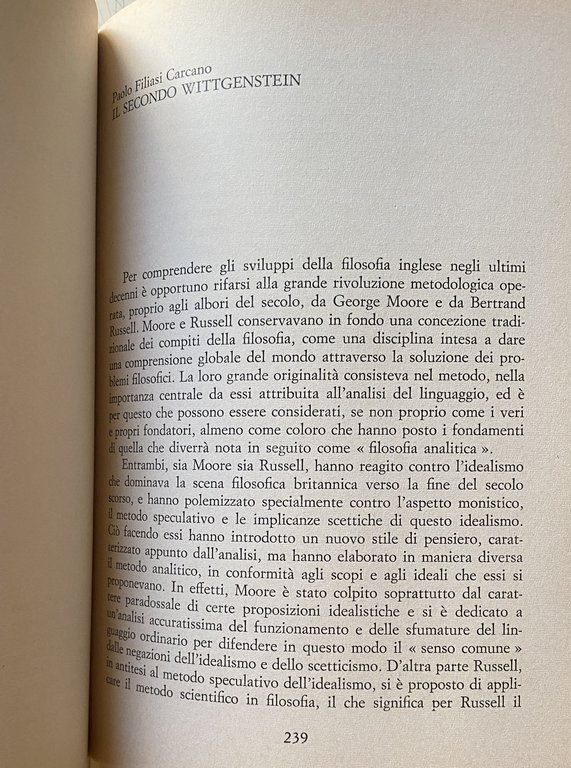 LA FILOSOFIA DAL '45 AD OGGI