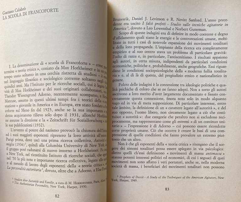LA FILOSOFIA DAL '45 AD OGGI