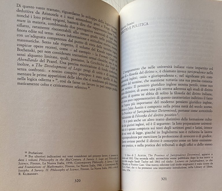 LA FILOSOFIA DAL '45 AD OGGI