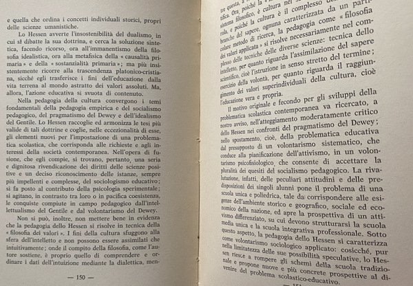 LA FILOSOFIA DELL'EDUCAZIONE DI SERGIO HESSEN