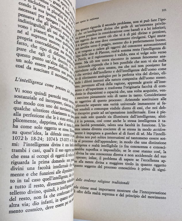 LA FILOSOFIA DI ARISTOTELE