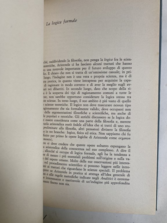 LA FILOSOFIA DI ARISTOTELE
