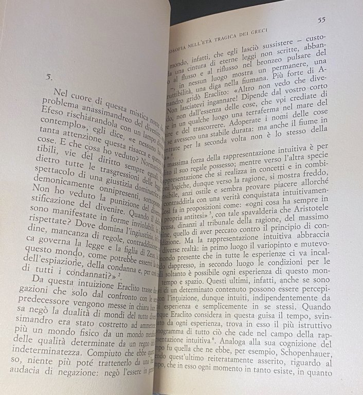 LA FILOSOFIA NELL'ETÀ TRAGICA DEI GRECI. A CURA DI FERRUCCIO …
