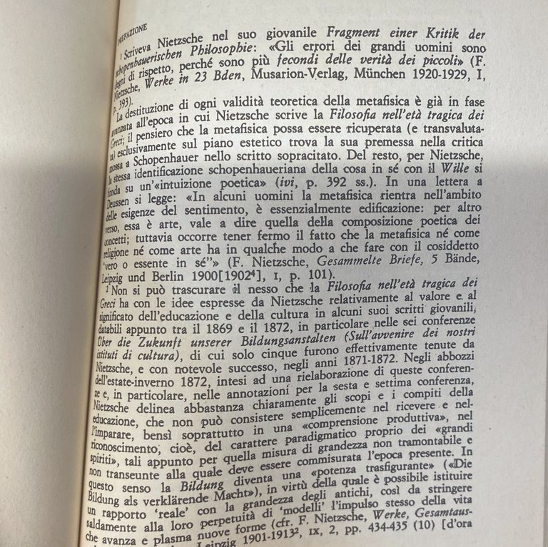 LA FILOSOFIA NELL'ETÀ TRAGICA DEI GRECI. A CURA DI FERRUCCIO …