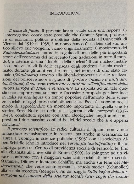 LA FILOSOFIA SOCIALE DI OTHMAR SPANN: TRA METHODENSTREIT E STÄNDESTAAT | Immagine Gallery 7